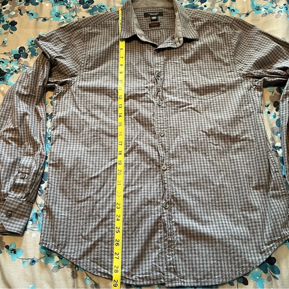 Structure Collection Mens large checkered button down - Picture 4 of 6